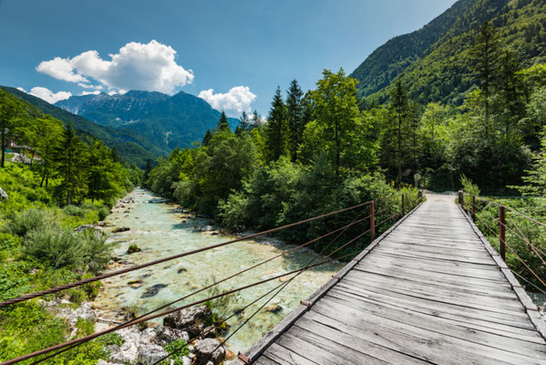 Soca River wooden bridge copyright marcin jucha
