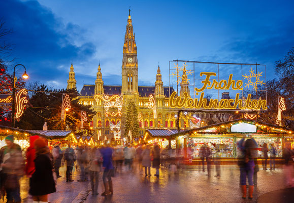 Best Christmas Markets in Europe - Christmas market in Vienna, Austria - By S.Borisov